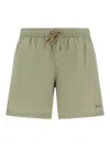 Herno Drawstring Swim Shorts In Green