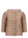 Herno Boxy Brown Quilted Coat