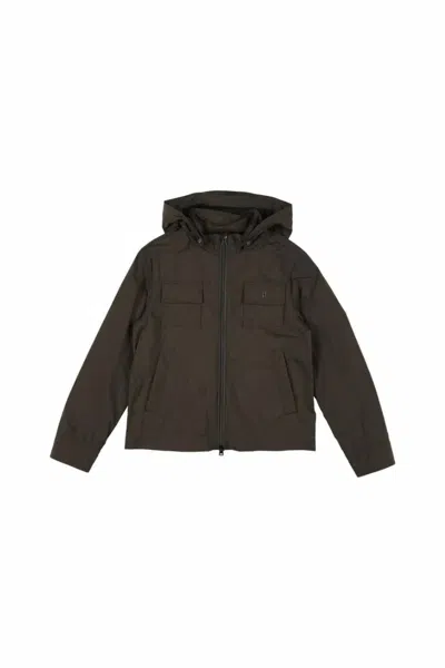Herno Kids' Boys Outerwear Jacket In Military Green