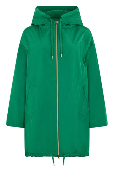 Herno Bright Green Jacket With Adjustable Hood