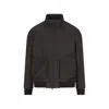 Herno Bomber 3 Layers Wool Storm Loro Piana Jackets Brown In Blue