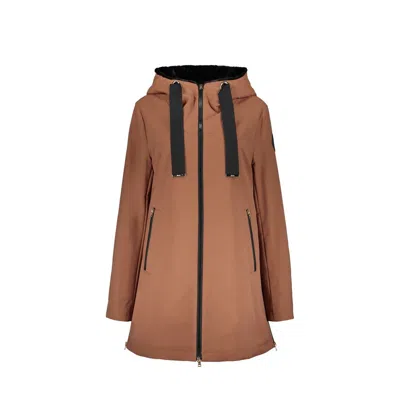Herno Brown Polyester Full-length Jacket