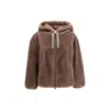 Herno Brown Polyester Full-length Jacket In Brown