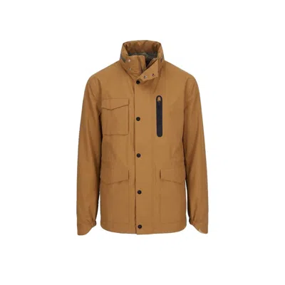 HERNO BROWN POLYESTER JACKET
