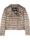 Herno Padded Quilted Jacket In Brown