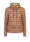 Herno Brown Reversible Quilted Down Jacket In Brown