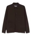 Herno Long Sleeved Buttoned Overshirt In Black