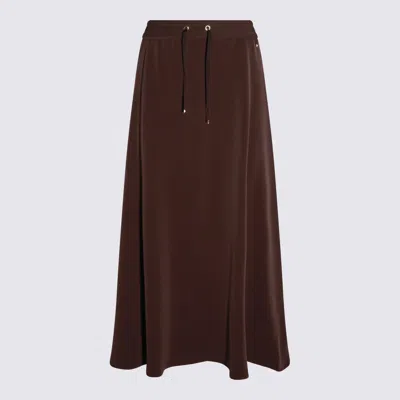 HERNO BROWN SKIRT