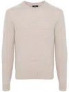 Herno Alpaca Sweater In Neutrals