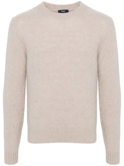 HERNO BRUSHED-FINISH SWEATER