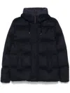 Herno Brushed Puffer Jacket In Blue