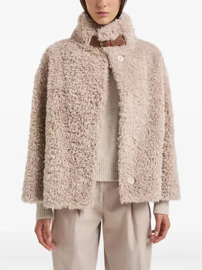 HERNO BUCKLE COLLAR JACKET