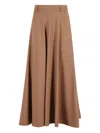 Herno Svasata Con Bottone In Brown