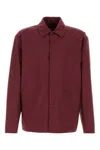 Herno Indstopped Laminar Overshirt In Bordeaux