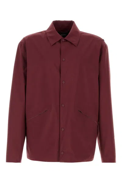 HERNO BURGUNDY NYLON JACKET