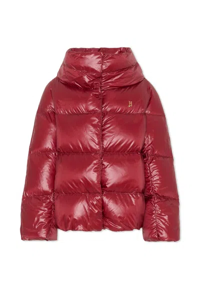 HERNO BURGUNDY PADDED JACKET FOR GIRL