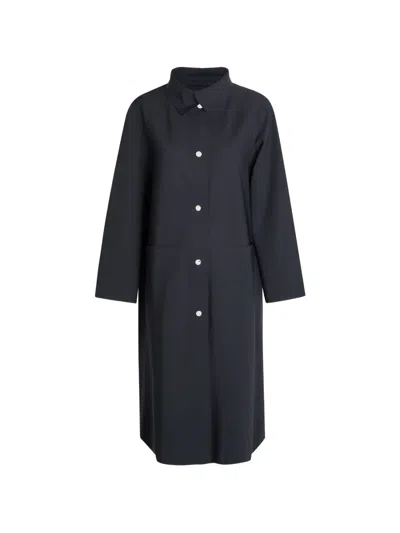 Herno Button Patch-pockets Coat In Gray