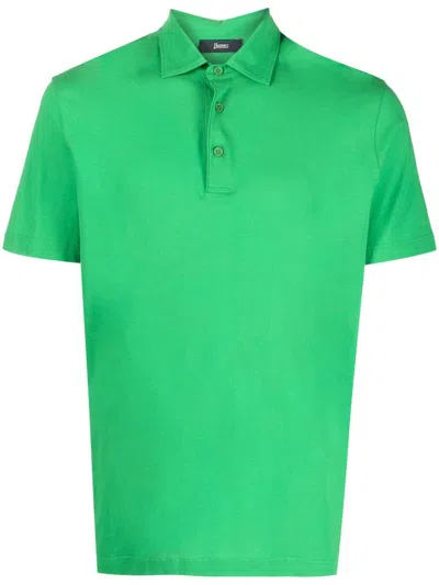 Herno Polo Shirt In Green