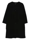 Herno Button Pocket Coat In Black