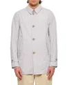 Herno Button-up Shirt Jacket In Grey