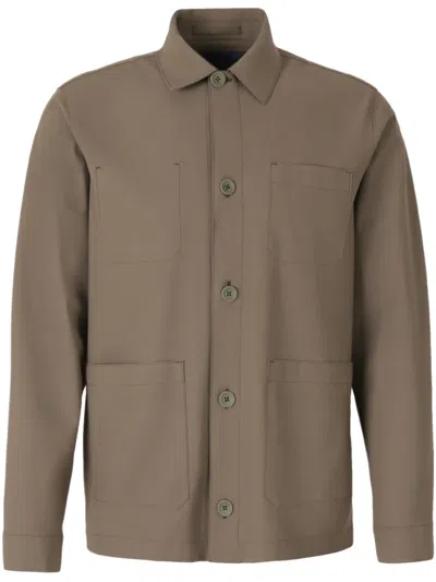 HERNO BUTTON-UP OVERSHIRT