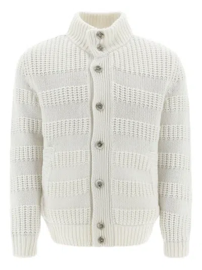 Herno 버튼 가디건 In White