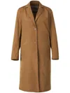 Herno Buttoned Garbadine Jacket In Brown