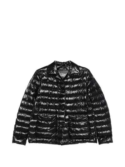 Herno Buttoned Jacket In Black