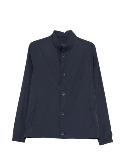 Herno Buttoned Jacket In Blue