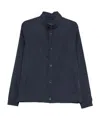 Herno Navy Blue Polyamide Short Jacket In Blue