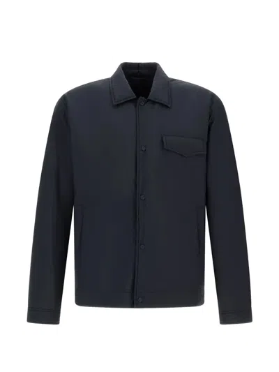 Herno Buttoned Pocket Jacket In Black