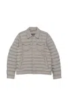 Herno Jacket With Buttoned Pockets In Gray