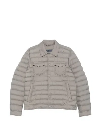 HERNO HERNO BUTTONED POCKET JACKET