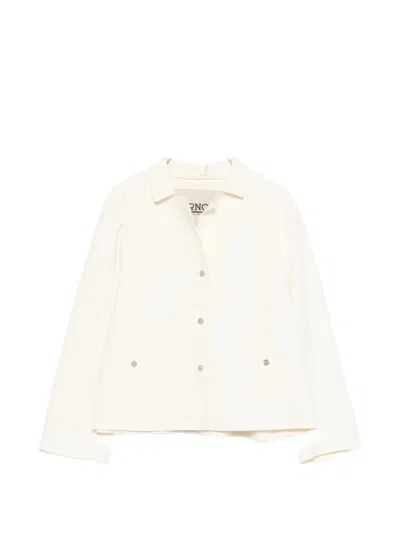 Herno Buttoned Pocket Jacket In Neutral