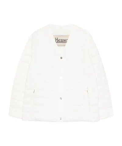 HERNO BUTTONED PUFFER JACKET
