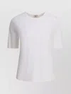 Herno Buttoned Round Neck Short Sleeve Soft Texture