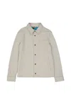 Herno Buttoned Shirt Jacket In Gray