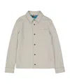 Herno Buttoned Shirt Jacket In Neutral
