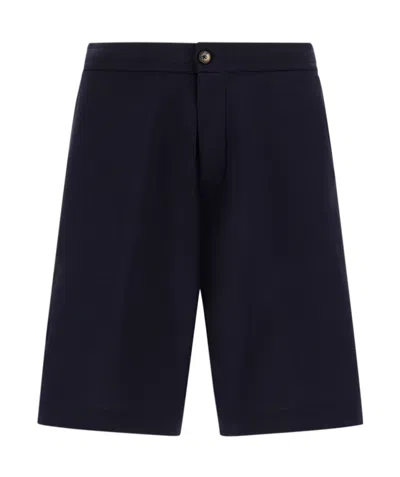 Herno Buttoned Shorts In Black