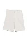 Herno Buttoned Shorts In White
