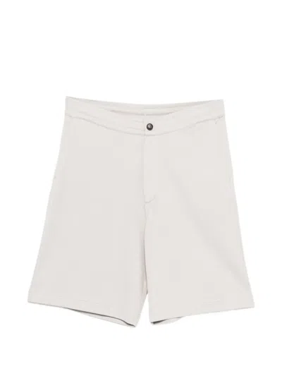 Herno Buttoned Shorts In White