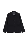 Herno Button-fastening Blazer In Black