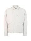 Herno Button-fastening Collared Jacket In Neutral