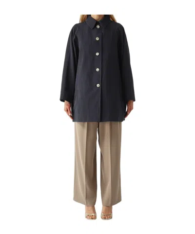 Herno Button-front A-line Jacket In Multi