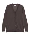 Herno Button-front Long-sleeve Knit Top In Brown