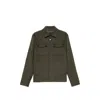 Herno Button-up Chest-pocket Jacket In Green