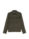 Herno Button-up Chest-pocket Jacket In Green