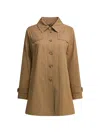 Herno Button-up Coat In Brown