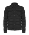 Herno Long-sleeve Down-feather Jacket In Black