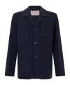 Herno Button-up Patch-pocket Blazer In Blue